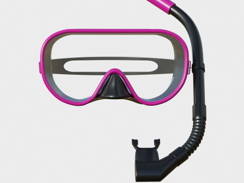 Diving Mask 3D मॉडल
