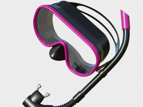Diving Mask 3D मॉडल