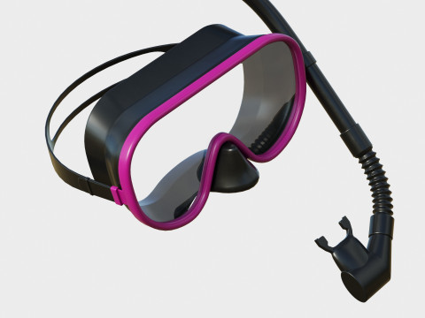 Diving Mask 3D मॉडल