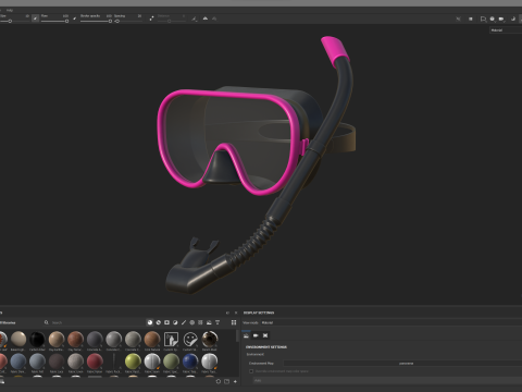 Diving Mask 3D मॉडल