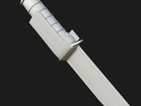 Tactical Hunting Army Knife 3D 模型