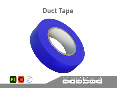 Duct Tape 3D Model