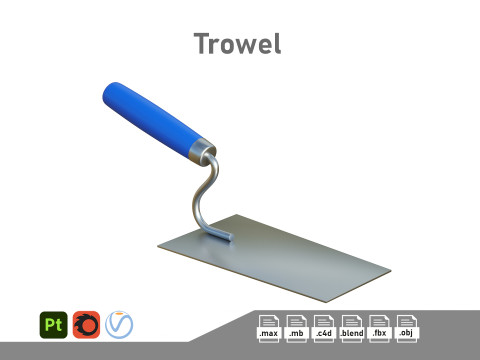 Trowel 3D Model