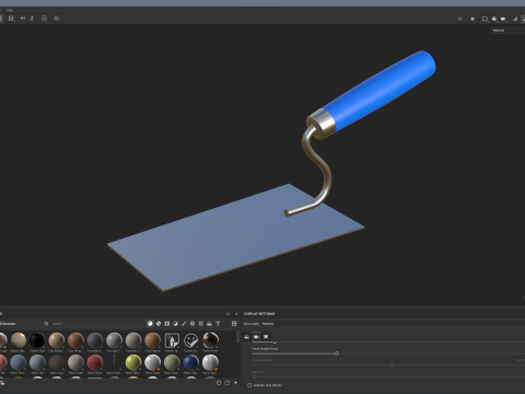 Trowel 3D Model