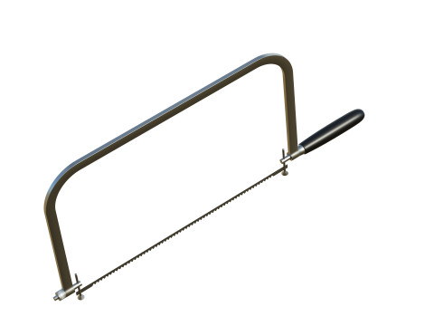 Coping Saw Black 3D 模型