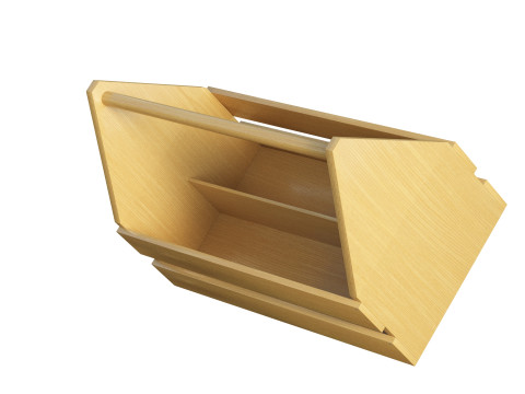Wooden Toolbox 3D Модель