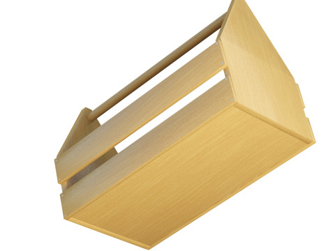 Wooden Toolbox 3D Модель