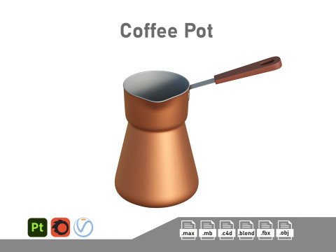 Coffee Pot 3D Model