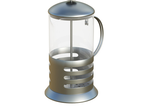French Press Coffee Pot 3Dモデル