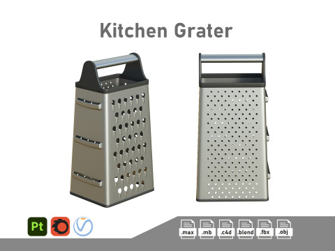 Kitchen Grater 3D Model