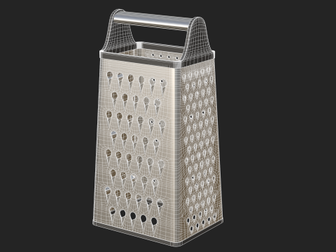 Kitchen Grater 3D Model