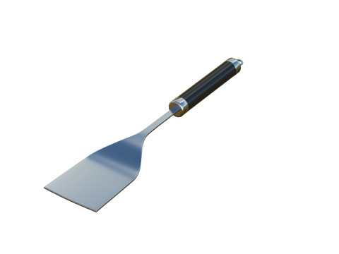 Spatula Black 3D Model