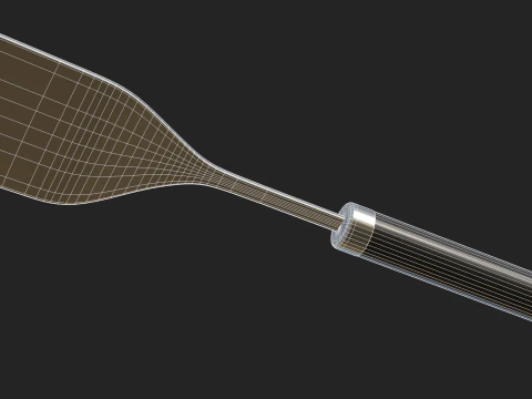 Spatola nera Modello 3D