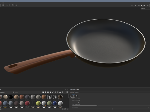 Frying Pan 3D 模型
