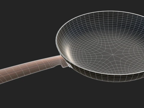 Padella Modello 3D