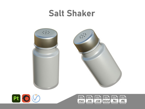 Salt Shaker 3D Model
