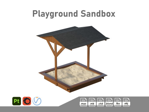 Playground Sandbox 3D Model