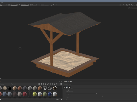 Playground Sandbox Modello 3D