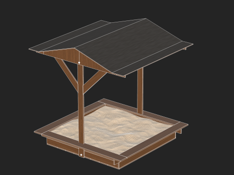 Playground Sandbox Modello 3D