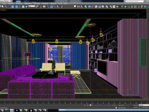 ew penthouse 3d scene Modèle 3D