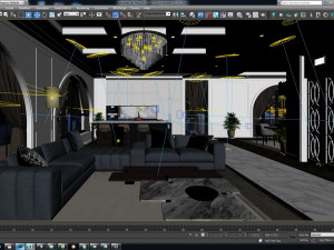 vctt livingroom Model 3D
