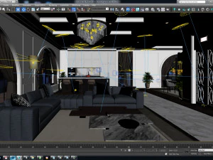 リビングルーム 3Dモデル