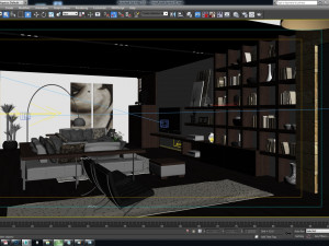 lh livingroom 2 option Model 3D