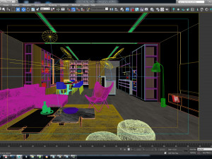 dc livingroom Modelo 3D