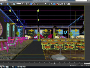 restaurant adat Modelo 3D