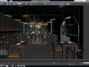 ado restaurant 2th floor Model 3D
