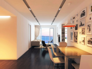 hb apartment interior 3D 模型