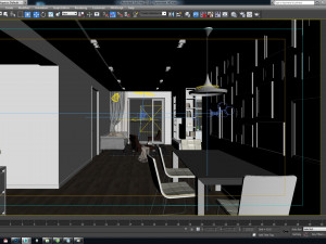 hb apartment interior Model 3D