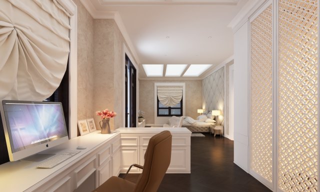 bedroom 01 Modèle 3D .c4d .max .obj .3ds .fbx .stl .blend 