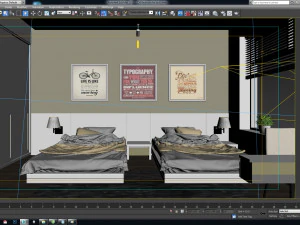 bedroom for girls 3D Model