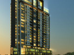apartment building 3D मॉडल