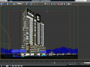apartment building Modèle 3D