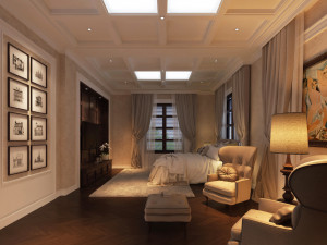 qgl classic bedroom 3D 模型