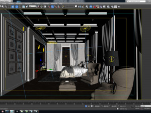 qgl classic bedroom 3D 模型