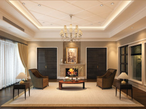classic living room 3D Model