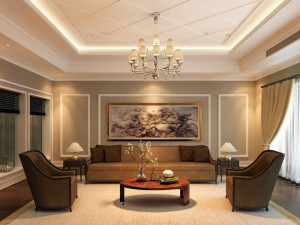 classic living room 3Dモデル