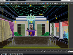 classic living room 3Dモデル