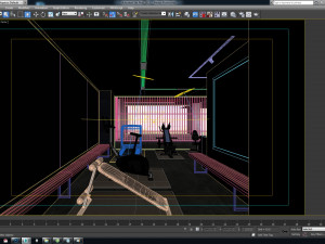 fitness room Modello 3D