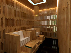 foot massage room 3D Model