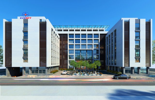 office building 2 options 3D Model .c4d .max .obj .3ds .fbx .stl .blend 