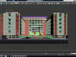 office building 2 options 3D Model
