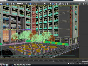 office building 2 options 3D Model