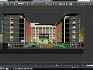 office building 2 options 3D Model