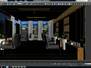 haircut room 3D 模型