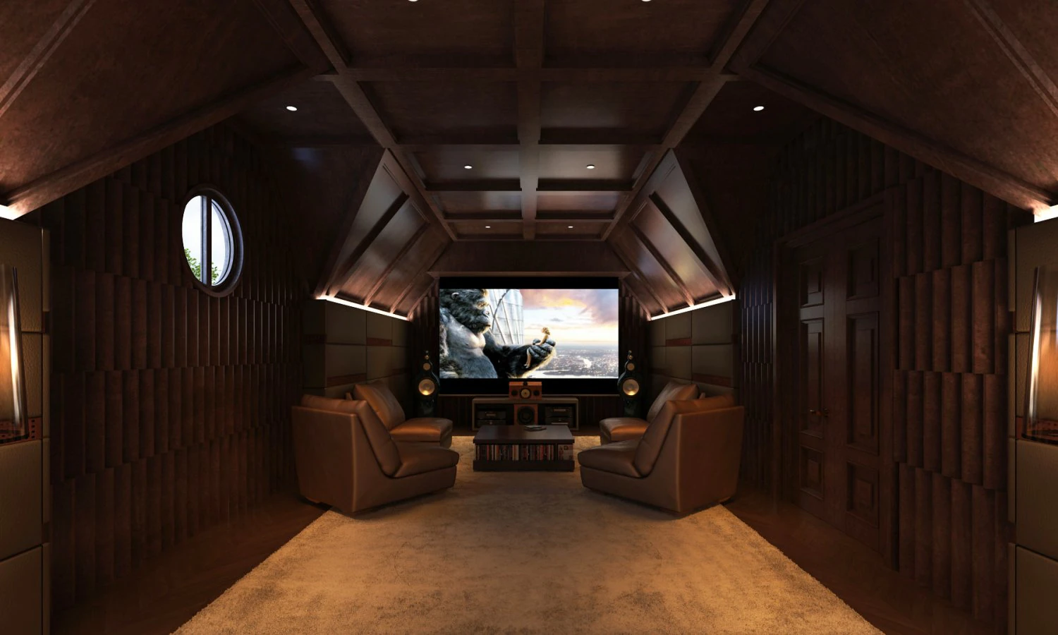 hometheater gl 3D Model .c4d .max .obj .3ds .fbx .stl .blend 