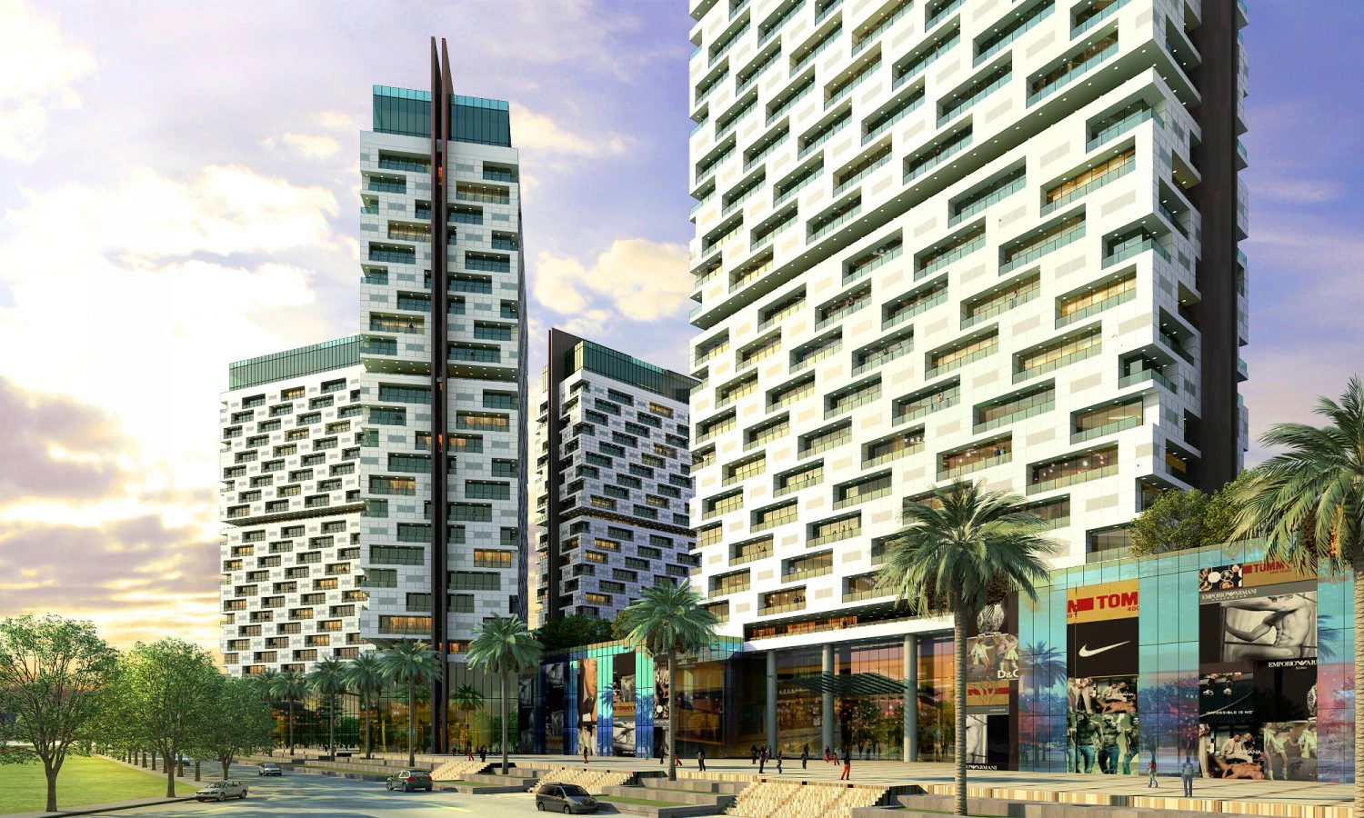 lb complex building 3D Model .c4d .max .obj .3ds .fbx .stl .blend